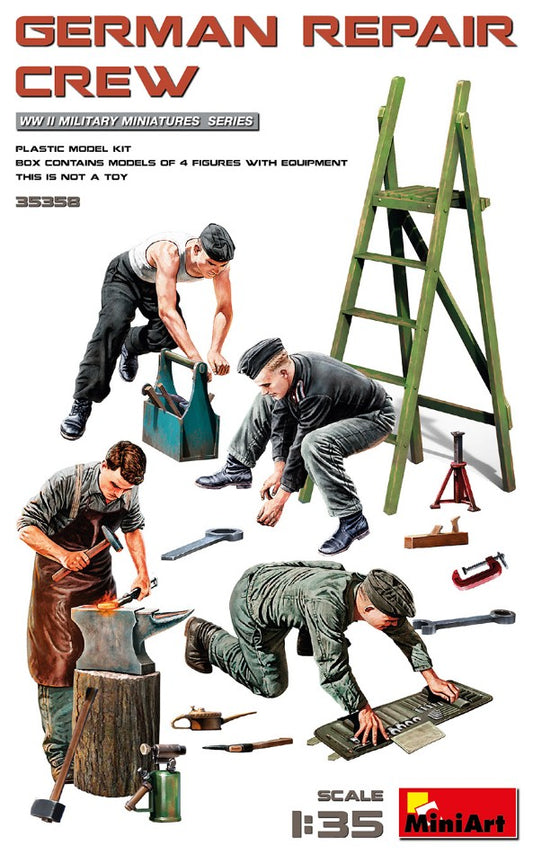 Miniart - GERMAN REPAIR CREW KIT 1:35 - Cod. MIN35358