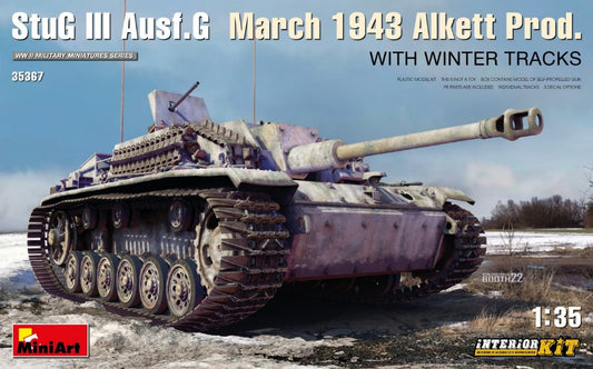 Miniart - STUG III AUSF.G MARCH 1943 KIT 1:35 - Cod. MIN35367