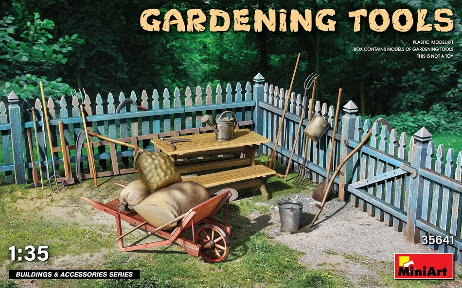 Miniart - GARDENING TOOLS KIT 1:35 - Cod. MIN35641