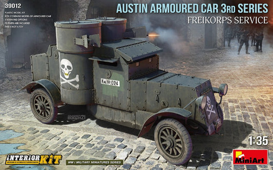 Miniart - AUSTIN ARMOURED CAR 3rd SERIES FREIKORPS SERVICE INTERIOR KIT 1:35 - Cod. MIN39012
