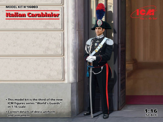 Icm - ITALIAN CARABINIER KIT 1:16 - Cod. ICM16003