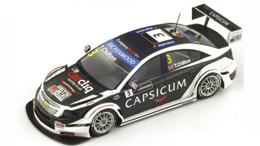 Spark Model - CHEVROLET CRUZE N.3 HUNGARORING WTCC 2014 T.CHILTON 1:43 - Cod. S2456