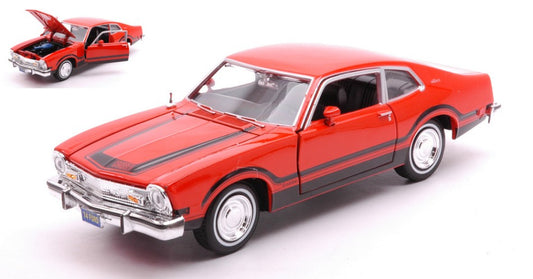 Motormax - FORD MAVERICK 1974 "FORGETTEN CLASSIC SERIES" ORANGE W/BLACK STRIP.1:24 - Cod. MTM79043O