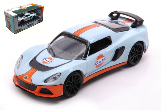 Motormax - LOTUS EXIGE WITH GULF LIVERY LIGHT BLUE/ORANGE 1:43 - Cod. MTM79773