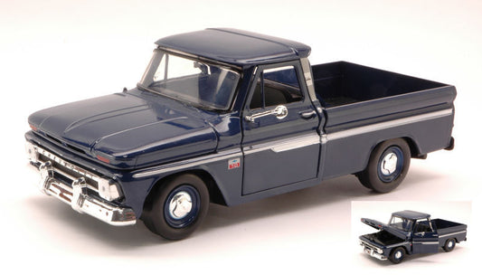 Motormax - CHEVY C10 FLEETSIDE PICK UP 1966 DARK BLUE 1:24 - Cod. MTM73355DB