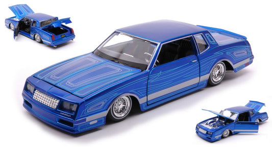 Maisto - CHEVROLET MONTE CARLO LOWRIDER 1986 BLUE 1:24 - Cod. MI32542