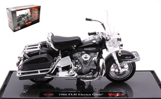 Maisto - HARLEY DAVIDSON ELECTRA GLIDE 1966 BLACK 1:18 - Cod. MI21916