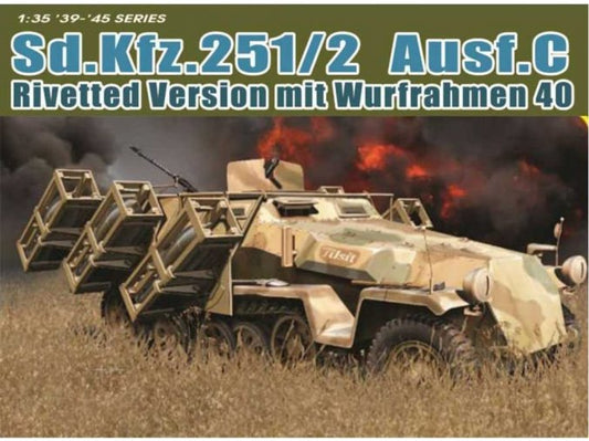 Dragon - SD.KFZ.251/1 AUSF.C RIVETTED VERSION KIT 1:35 - Cod. D6966