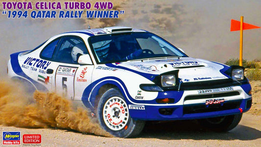 Hasegawa - TOYOTA CELICA TURBO 4WD 1994 QATAR RALLY KIT 1:24 - Cod. HA20578