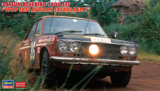 Hasegawa - DATSUN BLUEBIRD 1600 SSS 1969 EAST AFRICAN SAFARI RALLY KIT 1:24 - Cod. HA20583