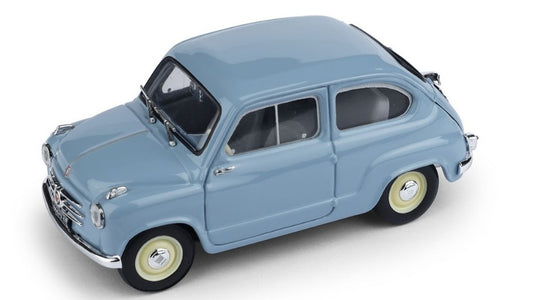 Brumm - FIAT 600 1a SERIE 1955 AZZURRO CENERE 1:43 - Cod. BM0247-04
