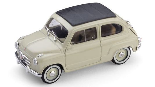 Brumm - FIAT 600 CONVERTIBILE CHIUSA 1956 BEIGE CHIARO 1:43 - Cod. BM0249-09