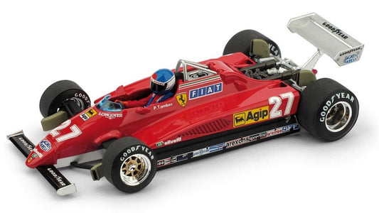 Brumm - FERRARI 126 C2 PATRICK TAMBAY 1982 N.27 2nd ITALY GP 1:43 UPD - Cod. BM0287CH