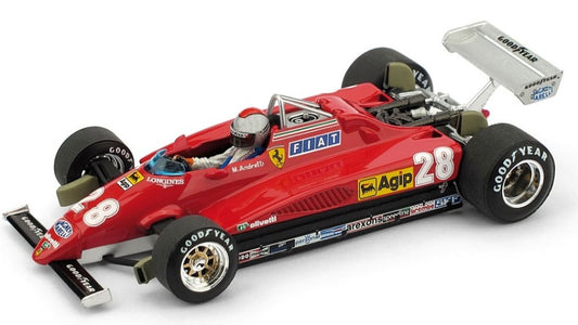 Brumm - FERRARI 126 C2 MARIO ANDRETTI 1982 N.28 3rd ITALY GP 1:43 - Cod. BM0288CH