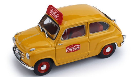Brumm - FIAT 600 1a SERIE 1960 COCA COLA 1:43 - Cod. BM0491B