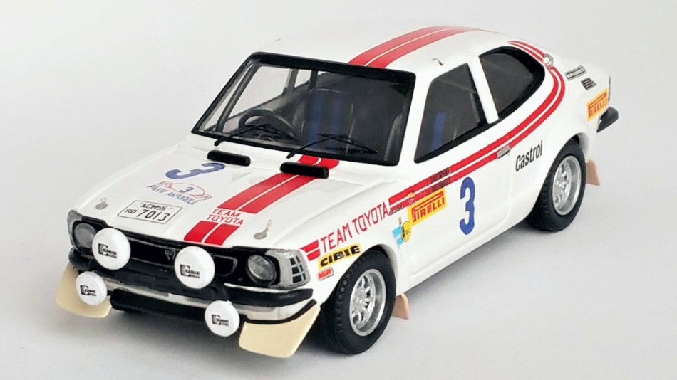 Trofeu - TOYOTA COROLLA LEVIN N.3 ACROPOLIS RALLY 1975 WARMBOLD/DAVENPORT 1:43 - Cod. TFRRGR09