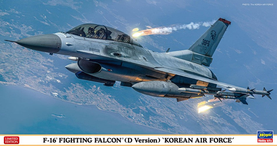 Hasegawa - AEREO F-16 D FIGHTING FALCON KOREAN AIR FORCE KIT 1:48 - Cod. HA07512
