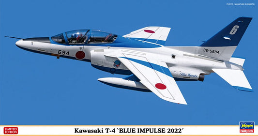 Hasegawa - KAWASAKI T-4 BLUE IMPULSE 2022 KIT 1:48 - Cod. HA07513