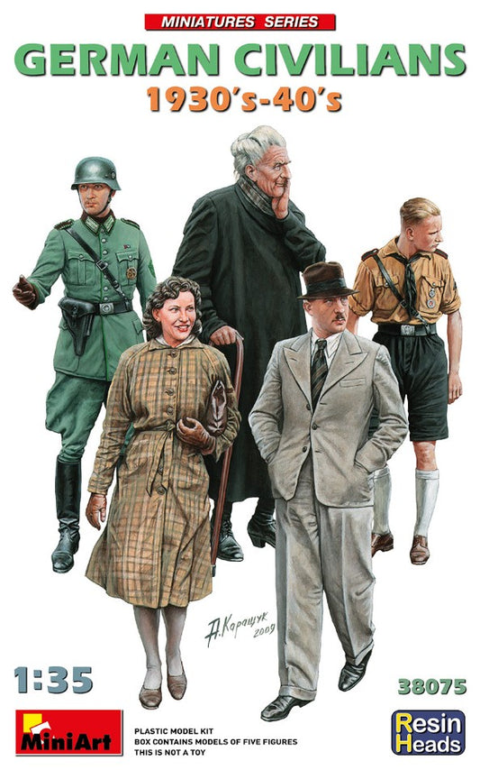Miniart - GERMAN CIVILIANS 1930-40 KIT 1:35 - Cod. MIN38075