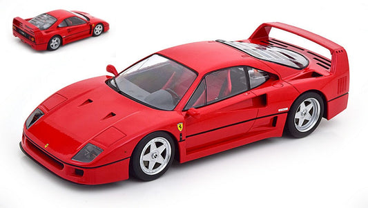 Kk Scale - FERRARI F40 RED SEATS 1987 RED 1:18 - Cod. KKDC180694
