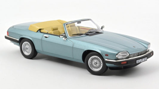 Norev - JAGUAR XJ-S 5.3 H.E.CONVERTIBLE 1988 LIGHT BLUE METALLIC 1:18 - Cod. NV182635