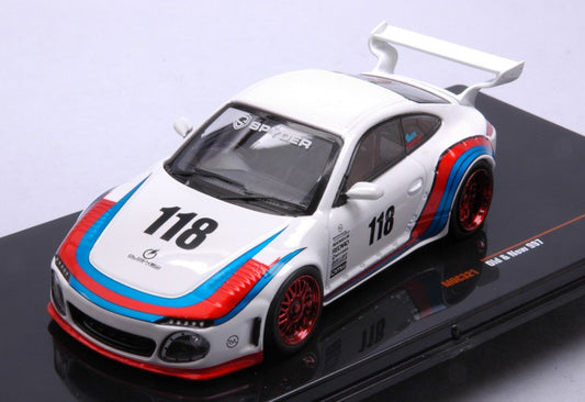 Ixo Model - PORSCHE OLD AND NEW 997 N.118 MARTINI WHITE (BASE 911-997)1:43 - Cod. MOC321