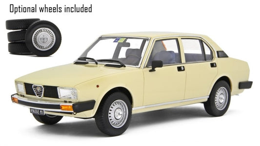 Laudo Racing - ALFA ROMEO ALFETTA 2.0 L 1978 IVORY 1:18 - Cod. LM154F