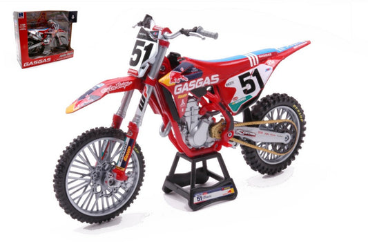 New Ray - RED BULL GASGAS MC450F N.51 JUSTIN BARCIA 1:12 - Cod. NY58303