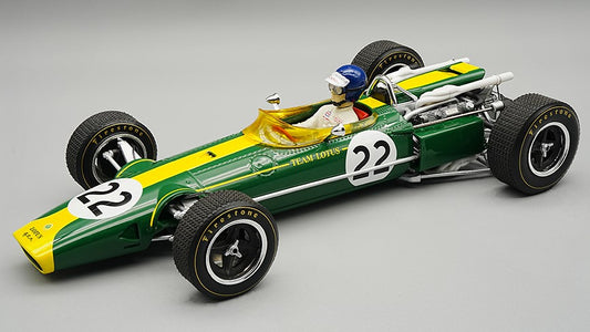 Tecnomodel - LOTUS 43 SCUDERIA TEAM LOTUS MONZA GP 1966 JIM CLARK W/DRIVER 1:18 - Cod. TMD18188BD