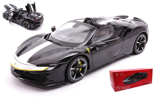 Burago - FERRARI SF90 SPIDER ASSETTO FIORANO BLACK 1:18 - Cod. BU16910