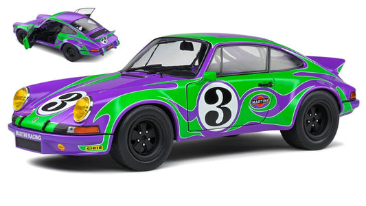 Solido - PORSCHE 911 RSR N.3 HIPPY TRIBUTE 1973 PURPLE/GREEN 1:18 - Cod. SL1801117