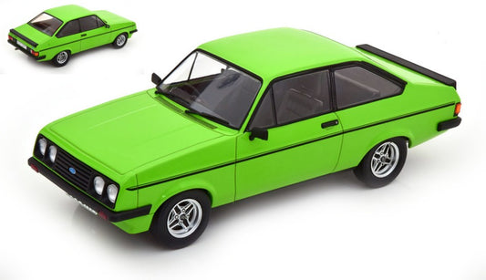 Modelcargroup - FORD ESCORT MKII RS 2000 RIGHT HAND DRIVE LIGHT GREEN 1:18 - Cod. MCG18406