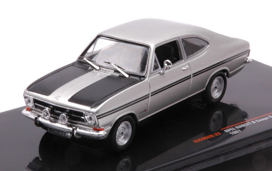 Ixo Model - OPEL KADETT B COUPE RALLY 1966 SILVER 1:43 - Cod. CLC462