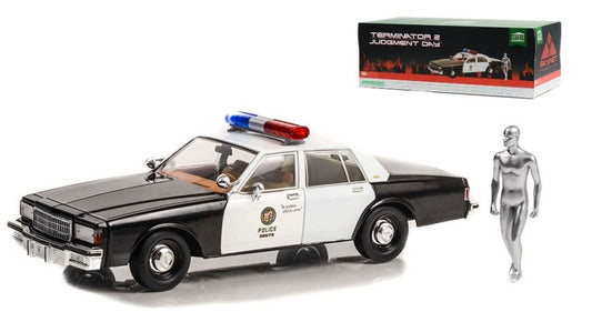 Greenlight - CHEVROLET CAPRICE METROPOLITAN POLICE "TERMINATOR 2"W/FIGURE 1:18 - Cod. GREEN19105
