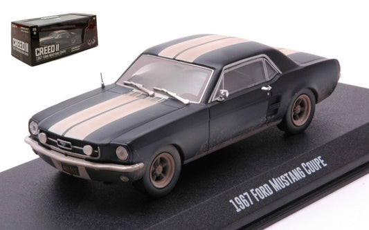 Greenlight - FORD MUSTANG COUPE' 1967 "CREED II" MUTTED BLACK 1:43 - Cod. GREEN86621