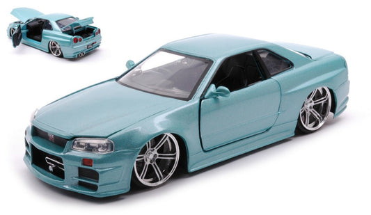 Jada Toys - BRIAN'S NISSAN SKYLINE GT-R "FAST AND FURIOUS" 1:24 - Cod. JADA03066