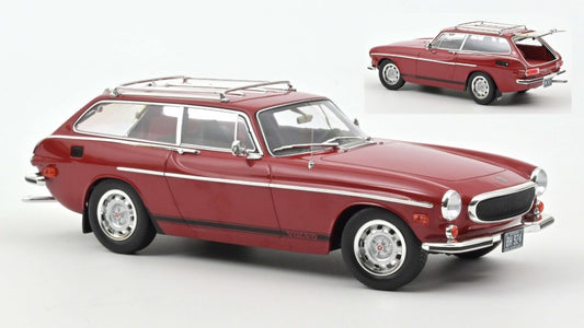 Norev - VOLVO 1800 ES (US VERSION) 1972 RED WITH LOWER SIDE STRIPES 1:18 - Cod. NV188723