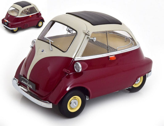 Kk Scale - BMW 250 ISETTA 1959 DARK RED/LIGHT GREY 1:12 1:12 - Cod. KKDC120045