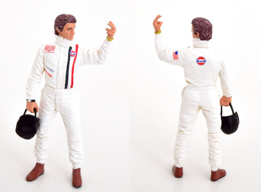 Kk Scale - FIGURINE STEVE W/HELMET AND DECALS 1:18 - Cod. KKFIG012