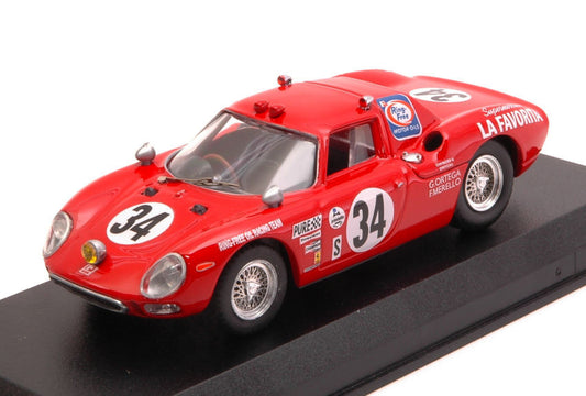 Best Model - FERRARI 250 LM N 34 WINN.CL.24 H DAYTONA 1968 GUNN-ORTEGA-MERELLO 1:43 - Cod. BT9668