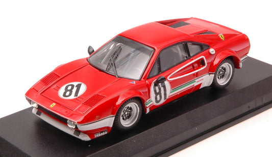 Best Model - FERRARI 308 GTB LM N.81 BENELUX ZOLDER 1976 M.DANTINNE 1:43 - Cod. BT9679