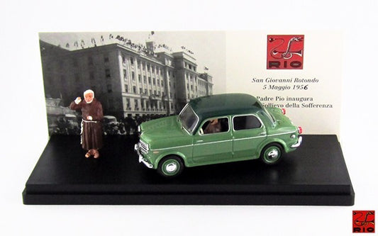 Rio - FIAT 1100 TV PADRE PIO INAUGURA CASA SOLLIEVO DELLA SOFFERENZA 1:43 - Cod. RI4367P