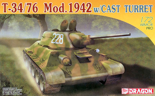 Dragon - T-34/76 MOD.1942 CAST TURRET KIT 1:72 - Cod. D7224