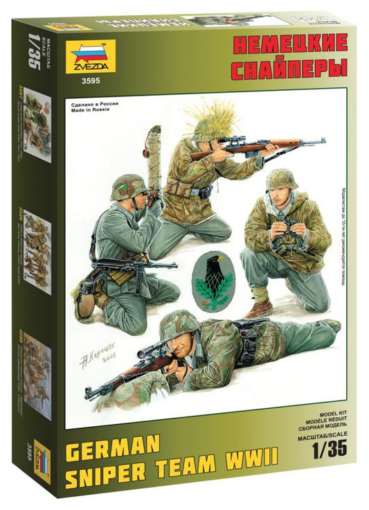 Zvezda - GERMAN SNIPER TEAM WWII KIT 1:35 - Cod. Z3595