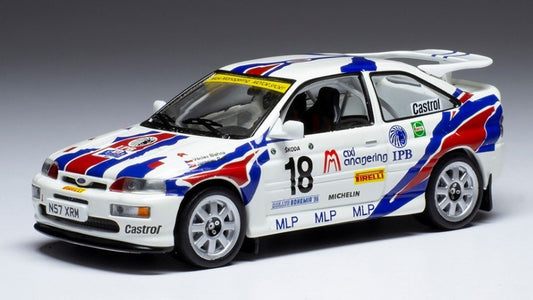 Ixo Model - FORD ESCORT RS COSWORTH N.18 RALLY BOHEMIA 1996 BLAHNA/PELC 1:43 - Cod. RAC415A