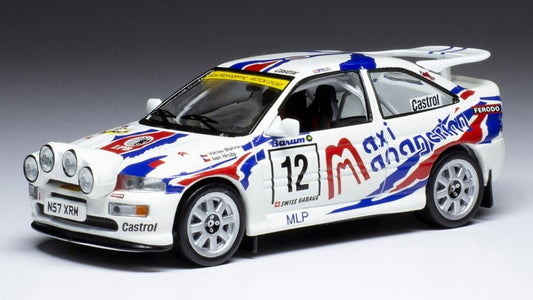 Ixo Model - FORD ESCORT RS COSWORTH N.12 RALLY BOHEMIA 1997 BLAHNA/HRUBY 1:43 - Cod. RAC415B