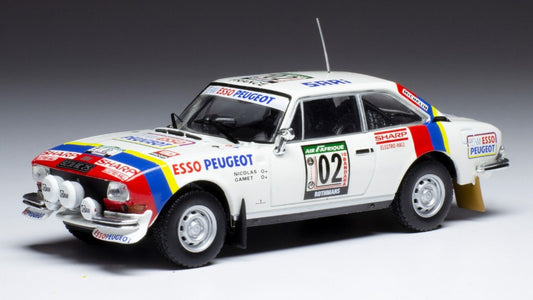 Ixo Model - PEUGEOT 504 COUPE V6 N.2 RALLY COTE D'IVOIRE 1978 NICOLAS/GAMET 1:43 - Cod. RAC417A
