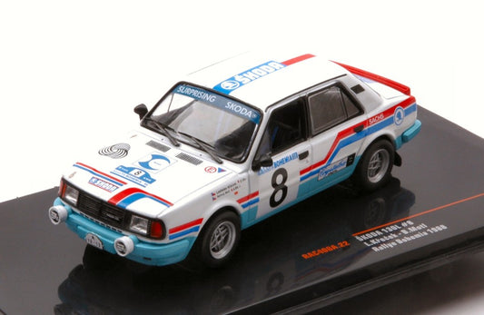 Ixo Model - SKODA 130 L N.8 RALLY BOHEMIA 1988KRECEK/MOTL 1:43 - Cod. RAC408A.22