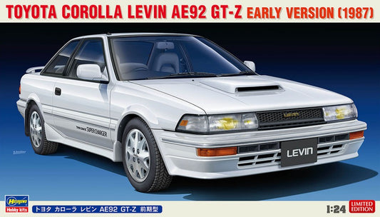 Hasegawa - TOYOTA COROLLA LEVIN AE92 GT-Z EARLY VERSION KIT 1:24 - Cod. HA20596