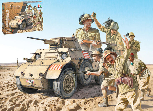 Italeri - AB 41 WITH BERSAGLIERI ITALIAN INFANTRY KIT 1:35 - Cod. IT6591